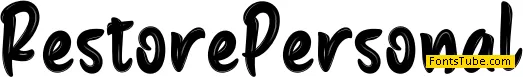 Restore Personal Font
