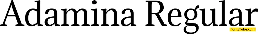 Adamina Font