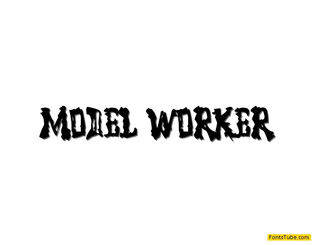 Model Worker Font