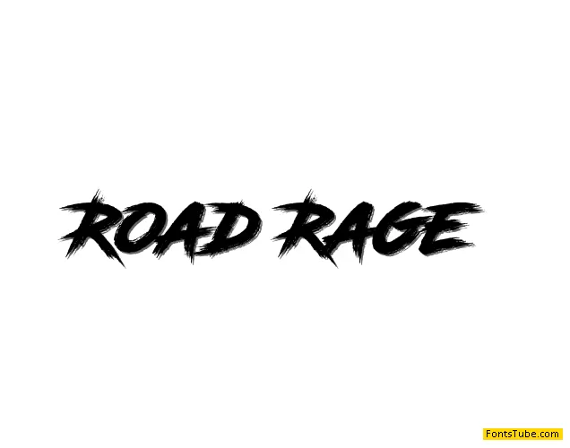 Road Rage Font