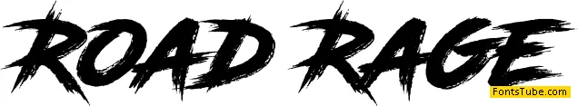Road Rage Font