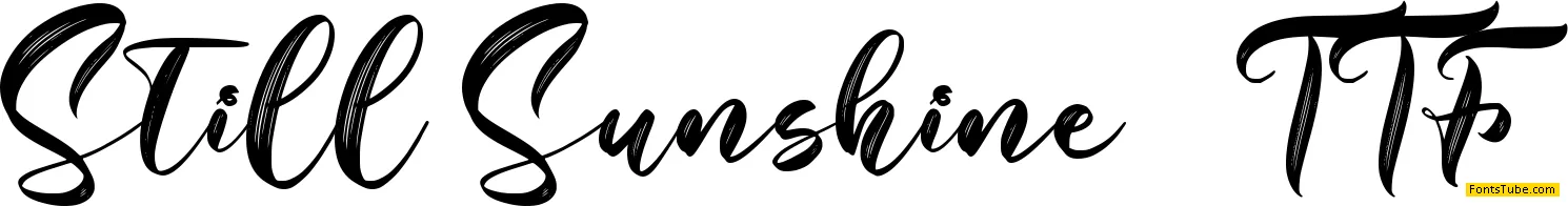 Still Sunshine Font Family