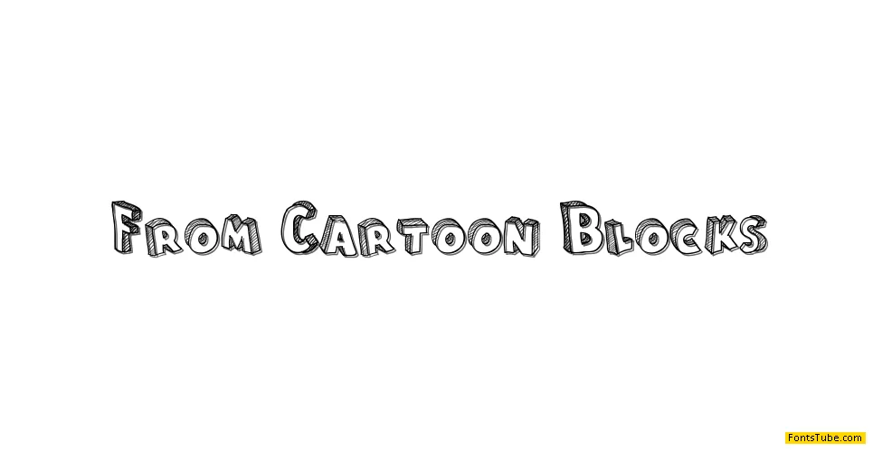 From Cartoon Blocks Font
