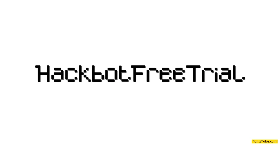 Hackbot Free Trial Font