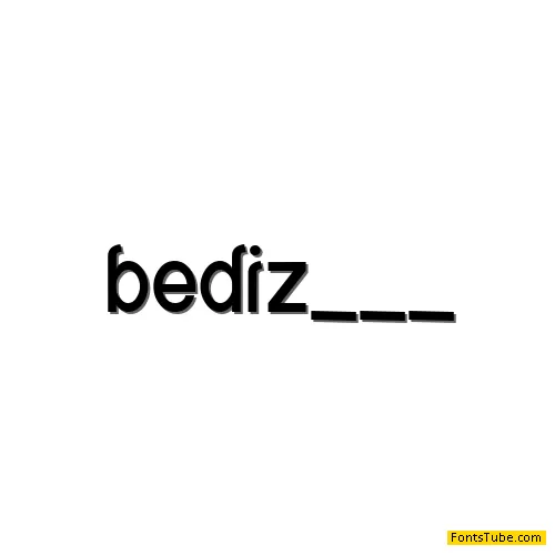 Bedizen Font