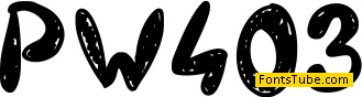 PW403 Font