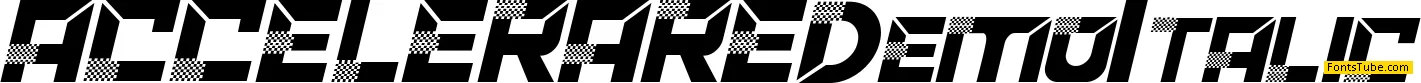 ACCELERARE Demo Font Family