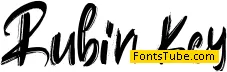 Rubin Key Font