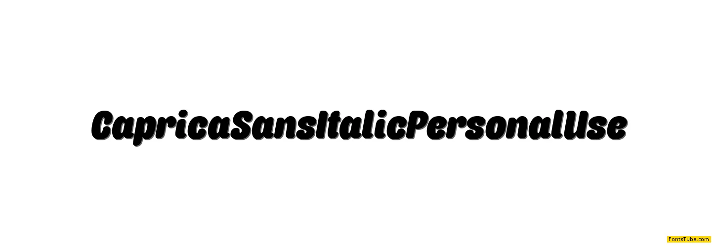 Caprica Sans Font Family