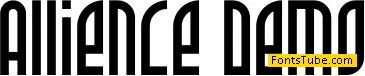 Allience-Demo Font