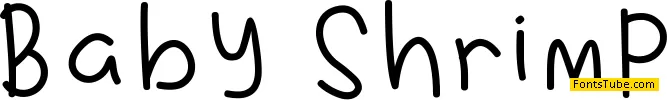 Baby Shrimp Font