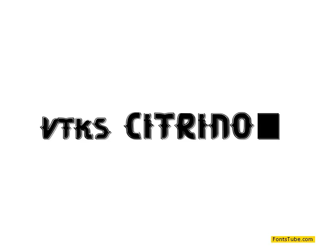 Vtks Citrino Font