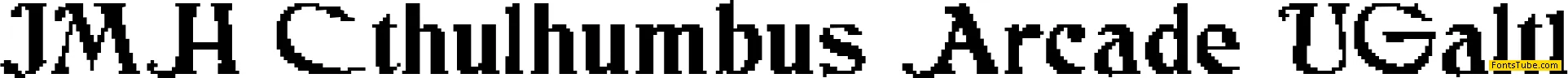 JMH Cthulhumbus Arcade Font Family