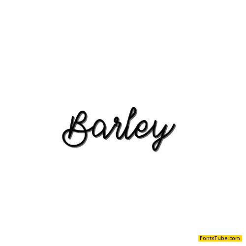 Barley Font
