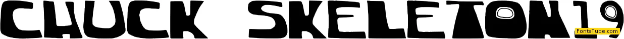 chuck-skeleton Font