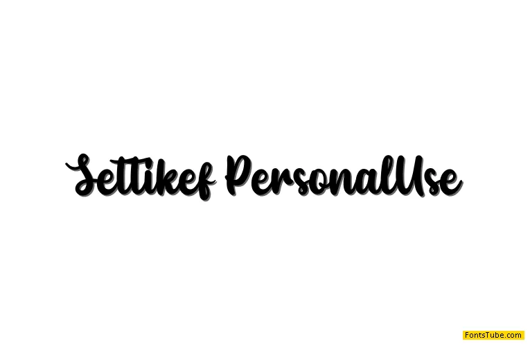 Settikef Font