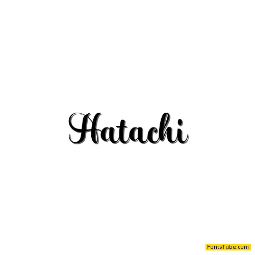 Hatachi Font