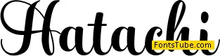 Hatachi Font