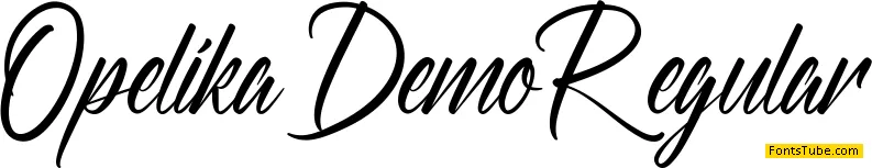 Opelika Demo Font