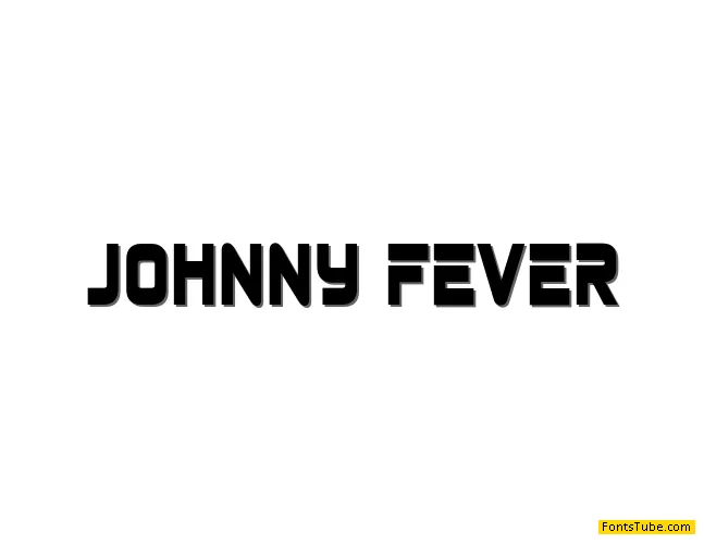 Johnny Fever Font