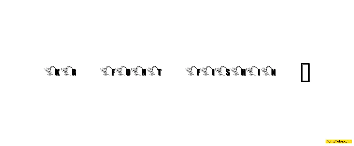 KR Font Fishin 2 Font