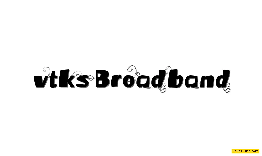 vtks Broadband Font