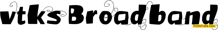 vtks Broadband Font
