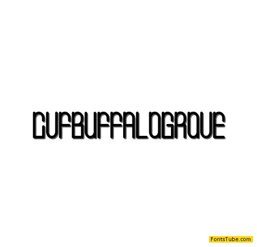 CVF Buffalo Grove Font