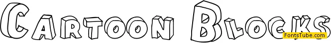 Cartoon Blocks Font