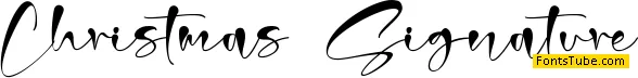 Christmas Signature Font