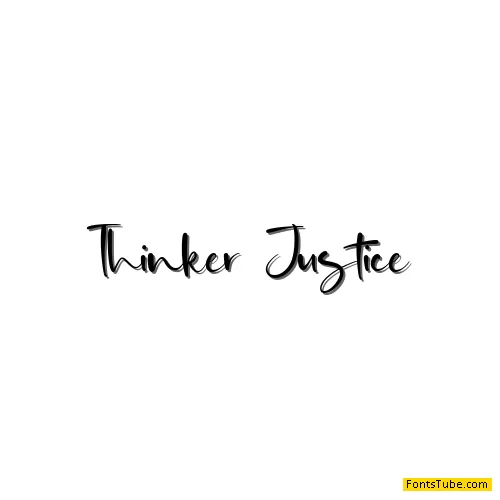 Thinker Justice Font