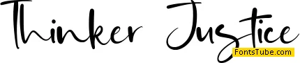 Thinker Justice Font