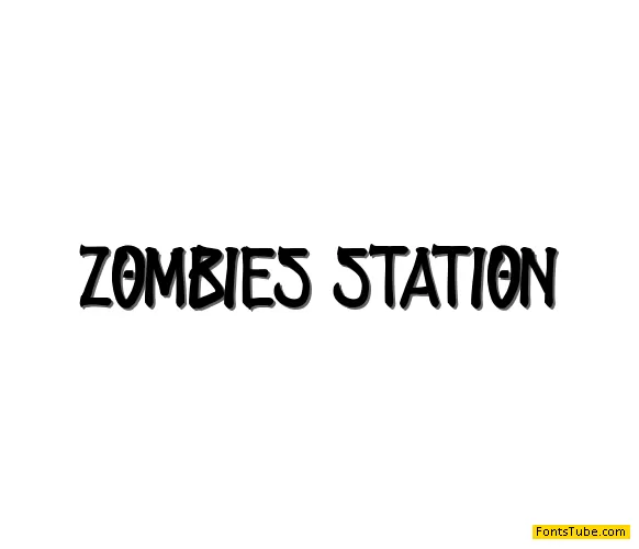 ZOMBIES STATION Font