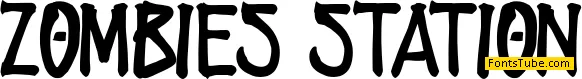 ZOMBIES STATION Font