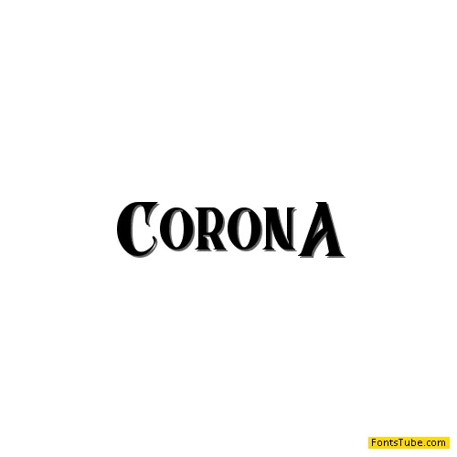 CoronA Font