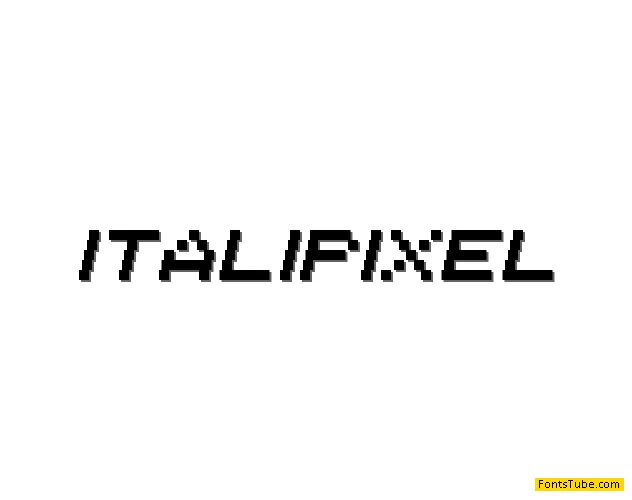 Italipixel Font