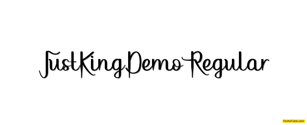 Just King Demo Font