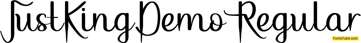 Just King Demo Font