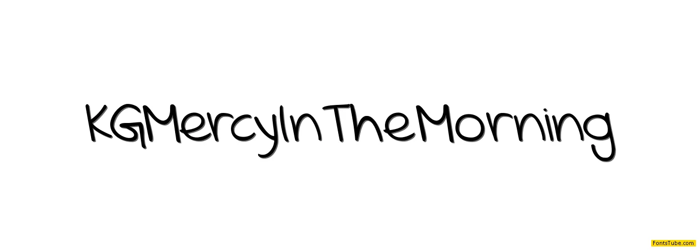 KG Mercy in the Morning Font
