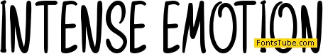 Intense Emotion Font