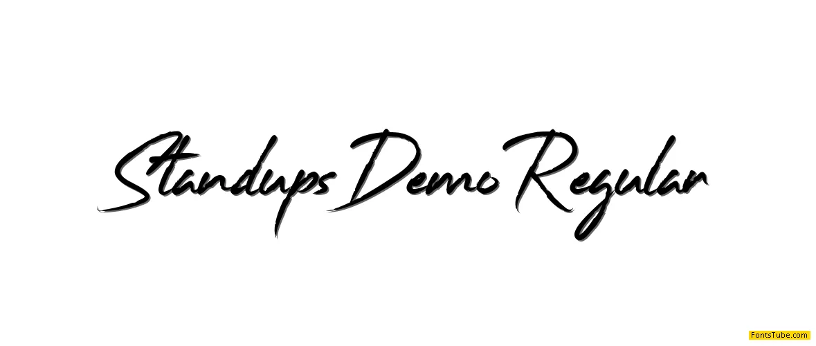Standups Demo Font