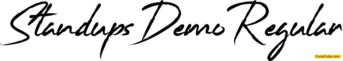 Standups Demo Font