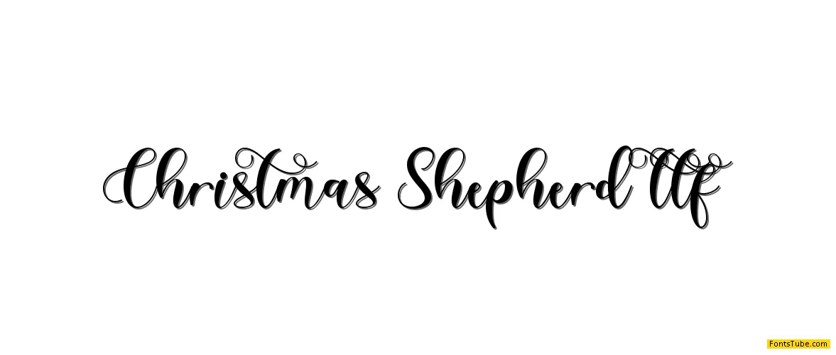 Christmas Shepherd Font