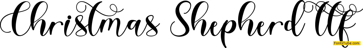 Christmas Shepherd Font