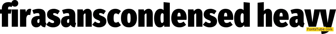 Fira Sans Condensed Font Family