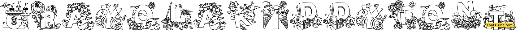 Crayola Kiddy Font Font