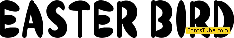 Easter Bird Font