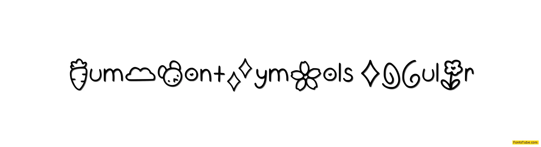 Gumi Font Symbols