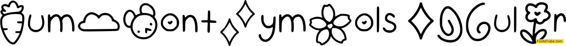 Gumi Font Symbols