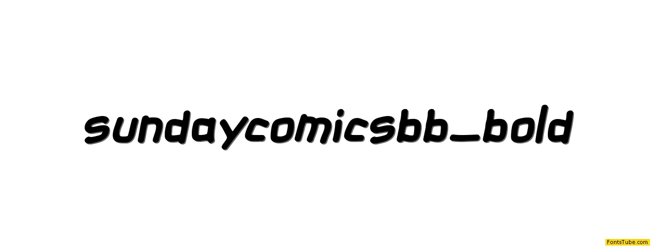 Sunday Comics BB Font Family